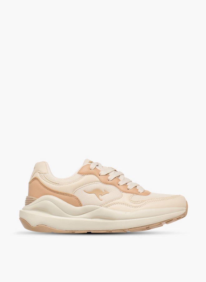 kangaROOS Women's Panelled Lace-Up Sports Shoes  - Image 3
