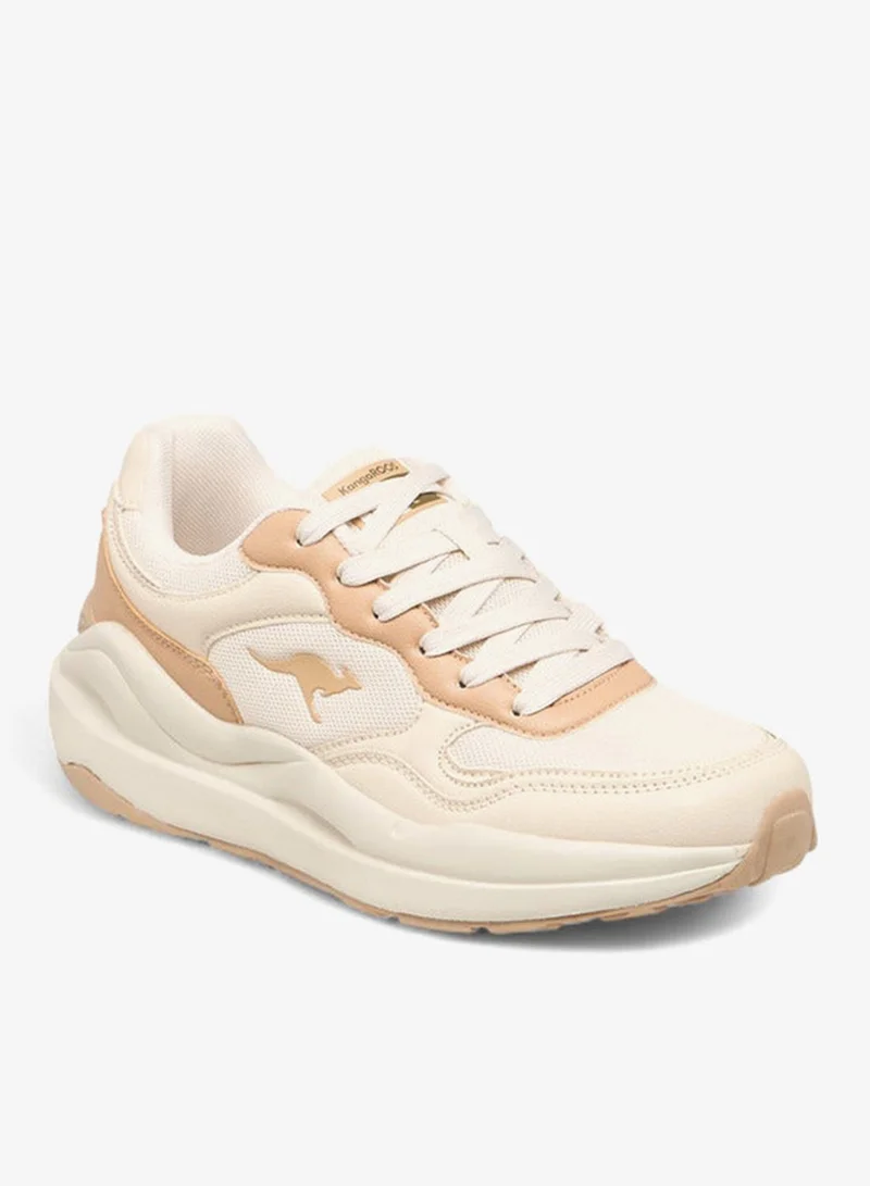 kangaROOS Women's Panelled Lace-Up Sports Shoes