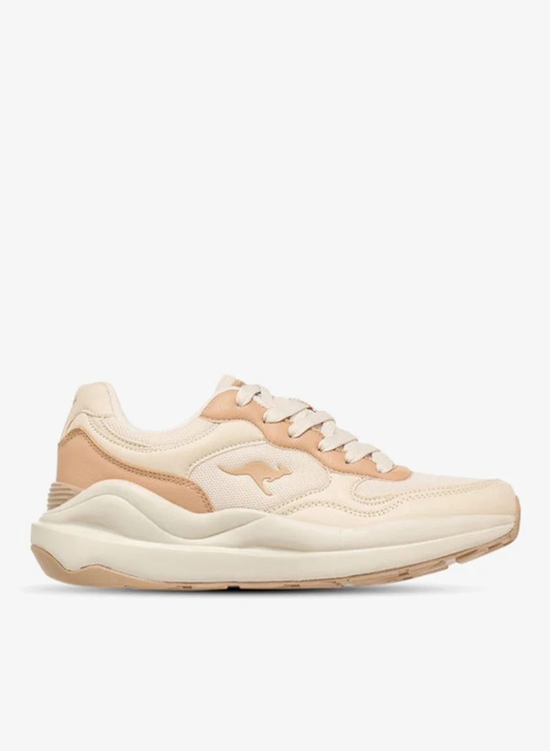 kangaROOS Women's Panelled Lace-Up Sports Shoes