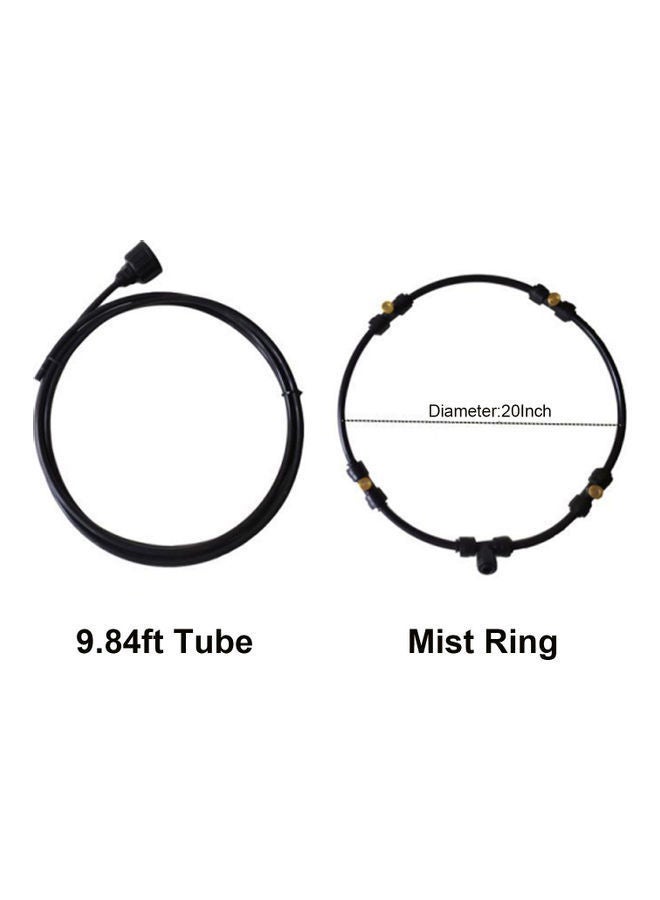 NIBEMINENT Outdoor Misting Fan Kit Black  - Image 5