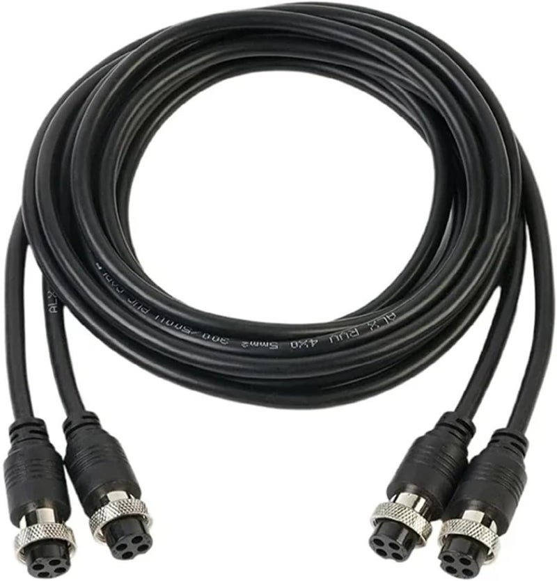 GX16 2 3 4 5 6 7 8 9 10-pin Plug with Wire Male to Female 16mm Socket 30cm-3m Extension Cable(Female to Female,1 M-2P) - Image 1