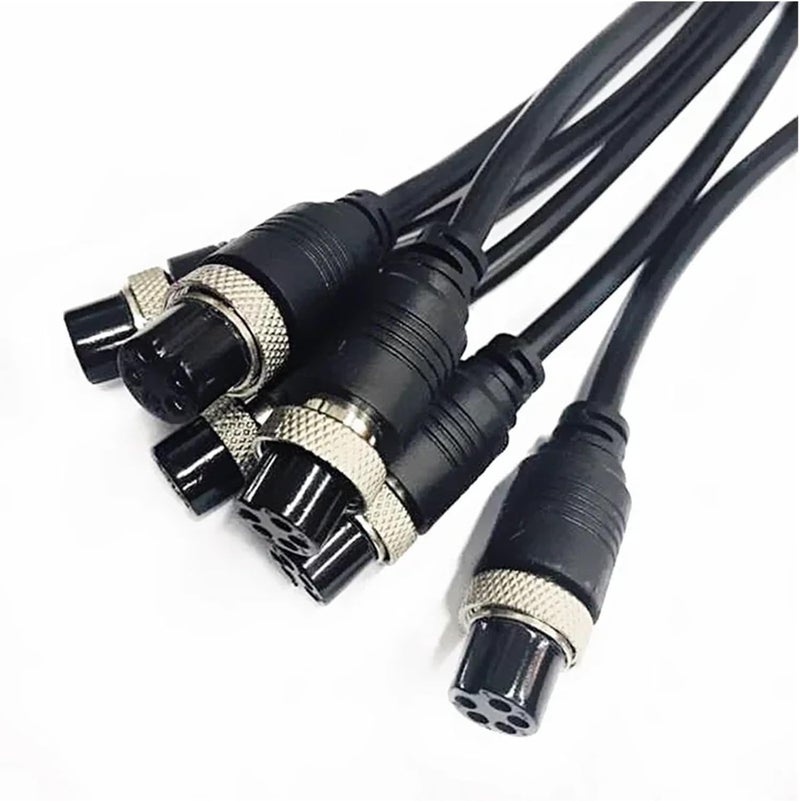 GX16 2 3 4 5 6 7 8 9 10-pin Plug with Wire Male to Female 16mm Socket 30cm-3m Extension Cable(Female to Female,1 M-2P) - Image 5
