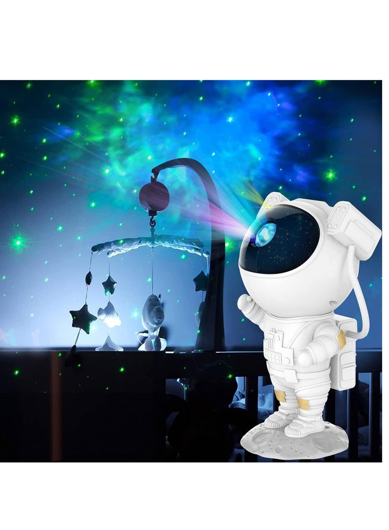 ELTRAZONE Astronaut Star Projector Night Lights, Kids Room Decor Aesthetic,Astronaut Nebula Galaxy Projector Night Light,Remote Control Timing and 360°Rotation Magnetic Head,Lights for Bedroom,Gaming Room Decor - Image 2