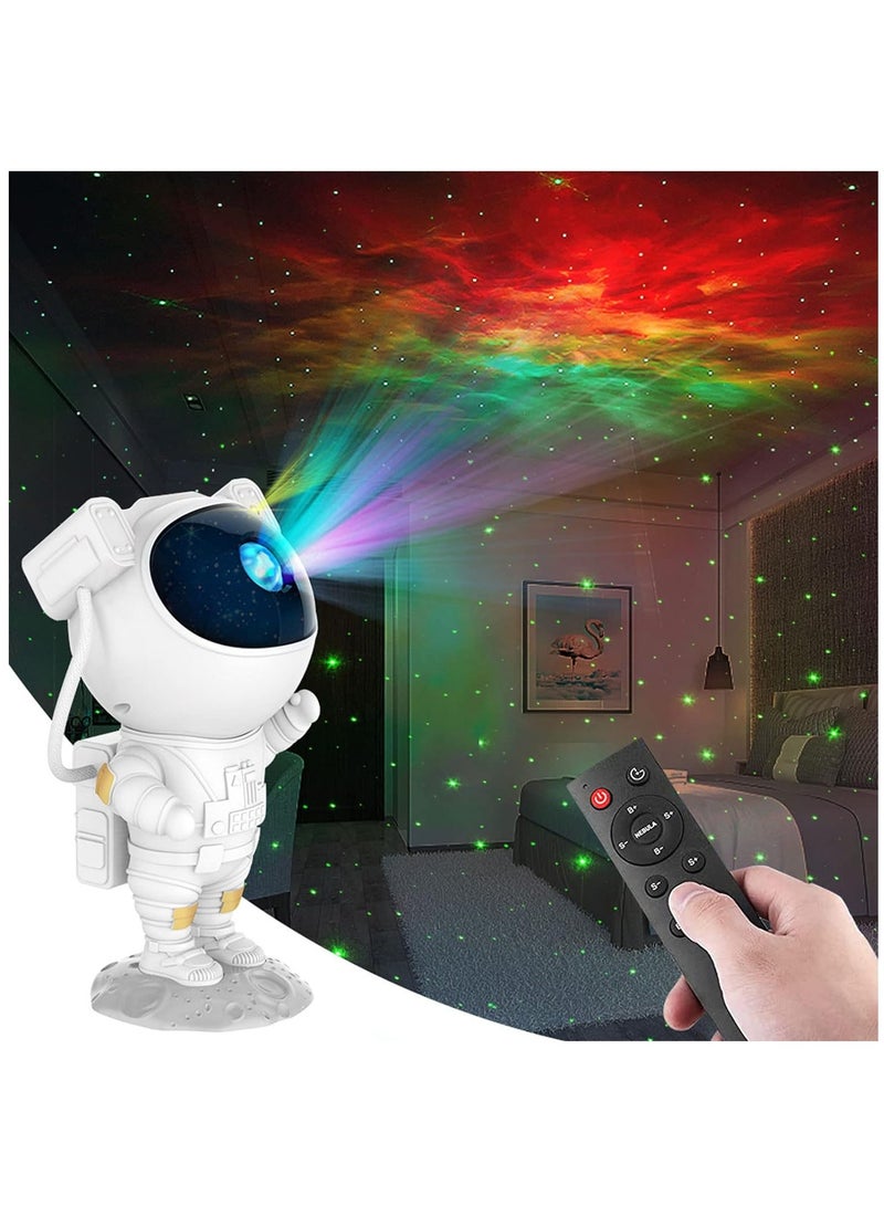ELTRAZONE Astronaut Star Projector Night Lights, Kids Room Decor Aesthetic,Astronaut Nebula Galaxy Projector Night Light,Remote Control Timing and 360°Rotation Magnetic Head,Lights for Bedroom,Gaming Room Decor - Image 1