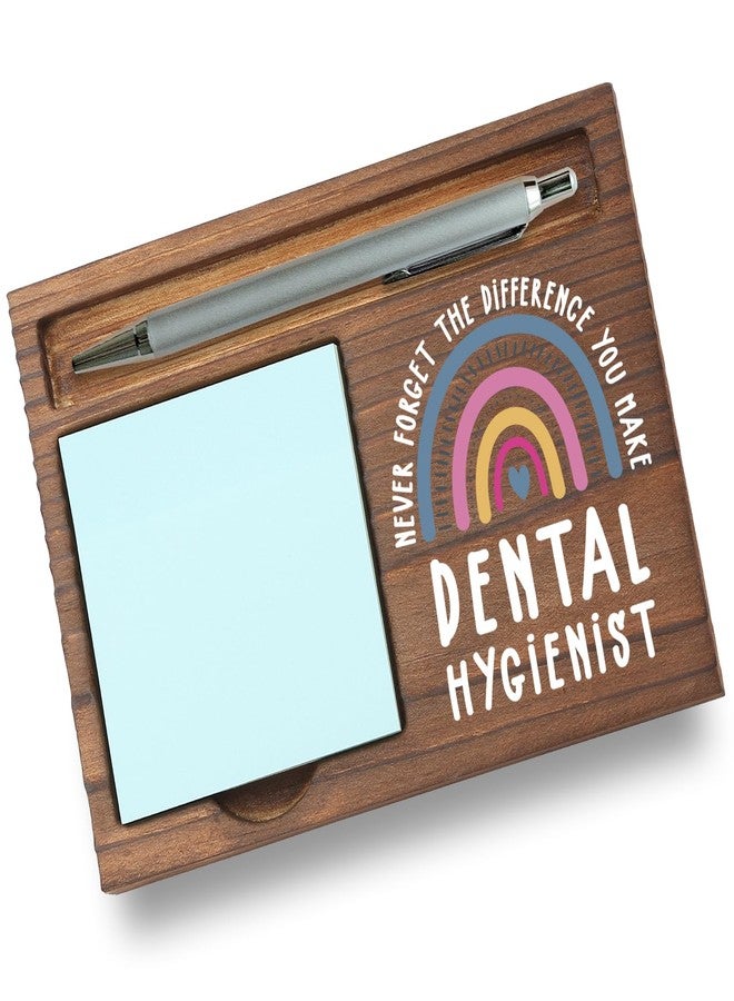 Pariveca Dental Hygienist Appreciation Note Pad Holder Desk Organizer, Thank You Gift for Dental Clinic Staff, Dental Hygiene Week, Graduation Birthday or Christmas Gift PB009 - Image 1