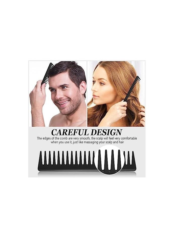 ORiTi 3 Pieces Wide Tooth Detangling Hair Comb Detangling Hair Comb Hair Styling Comb Set  - Image 3