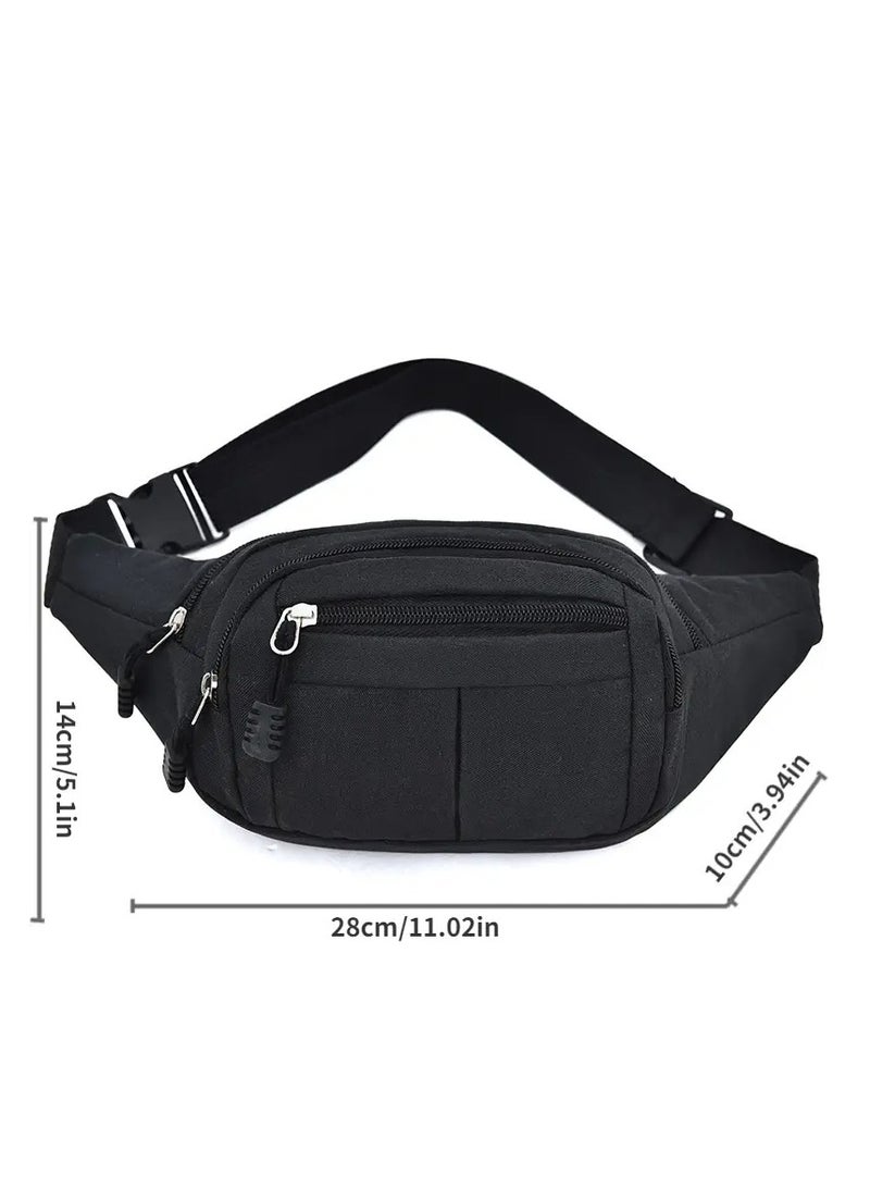Goolsky Large-capacity Waterproof Waist Bag for Men & Women - Multifunctional Wear-resistant Fanny Pack for Outdoor Sports with Mobile Phone Wallet  - Image 3