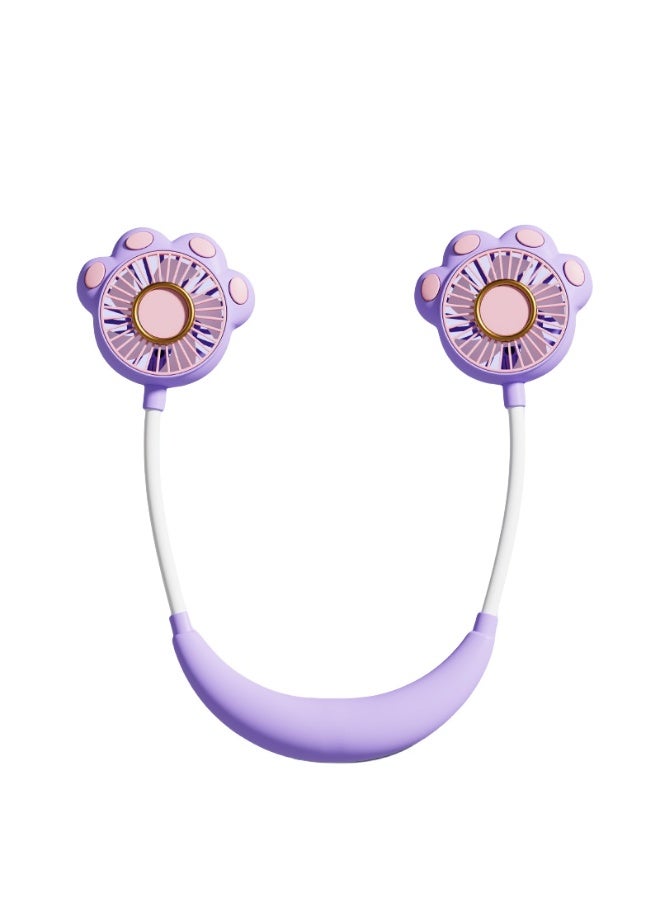 Nariele New USB Creative Hose Folding Portable Two speed Wind Lazy Hanging Neck Fan