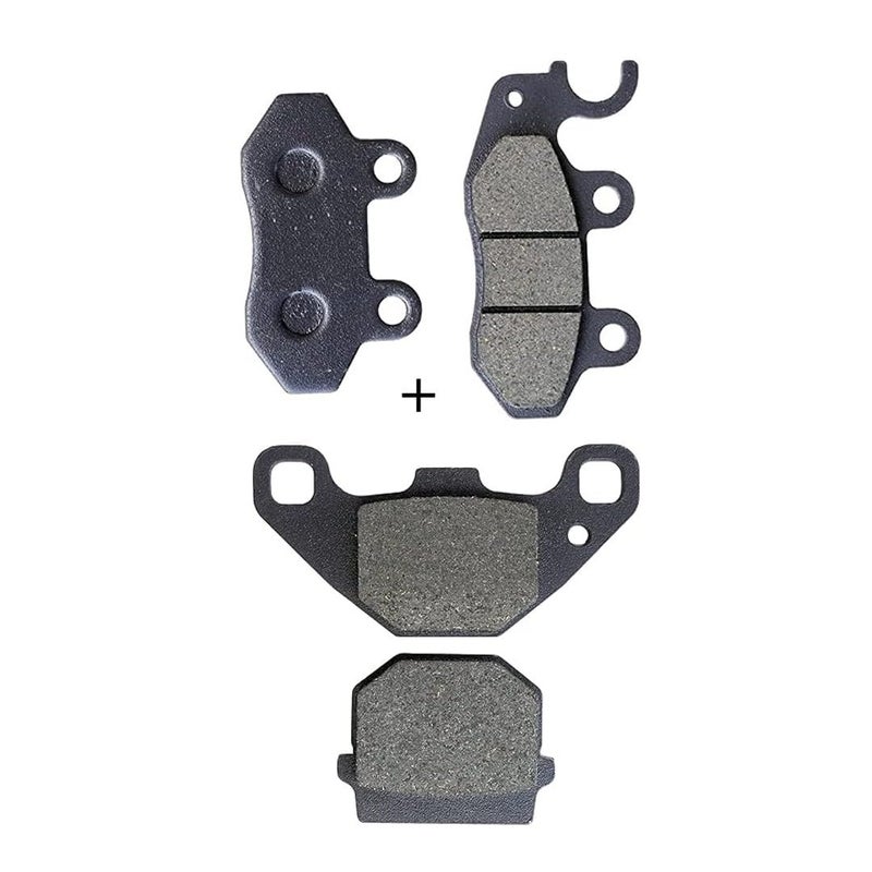 Brake Disc Pad Compatible for (OLA S1 / S1 Pro (FRONT+REAR), BLACK)