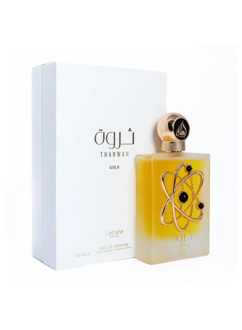 Lattafa PRIDE Tharwah Gold Eau de Parfum - 100ml | A Luxury Fragrance for Men and Women