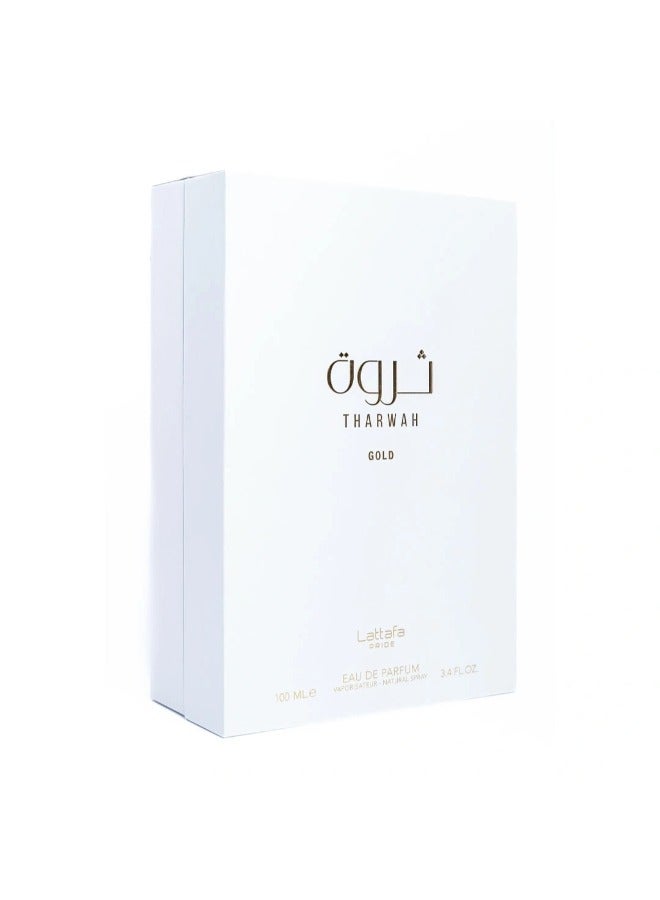 Lattafa PRIDE Tharwah Gold Eau de Parfum - 100ml | A Luxury Fragrance for Men and Women - Image 3
