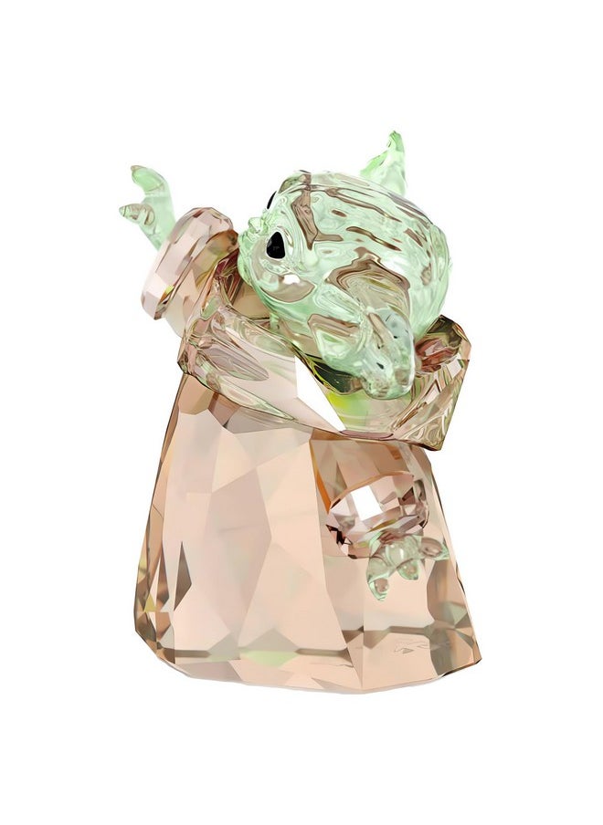 SWAROVSKI Swarovski Star Wars The Mandalorian, The Child Crystal Figurine, Teal and Brown Crystals  - Image 2