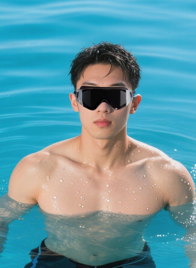 SUCITY Large Frame Clear Swim Goggles Leak-Proof UV Anti Fog Swimwear Eyewear - Unisex Men Women  - Image 5