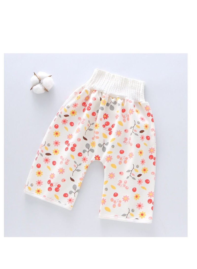 Loquat 4-Pack Cotton Baby Pants Waterproof Underwear For Pee Nappy Diaper Pants Potty Training  - Image 5