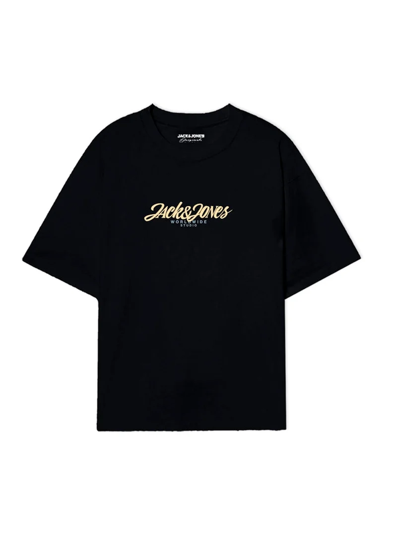 JACK & JONES Jortavira Crew Neck Printed T-Shirt