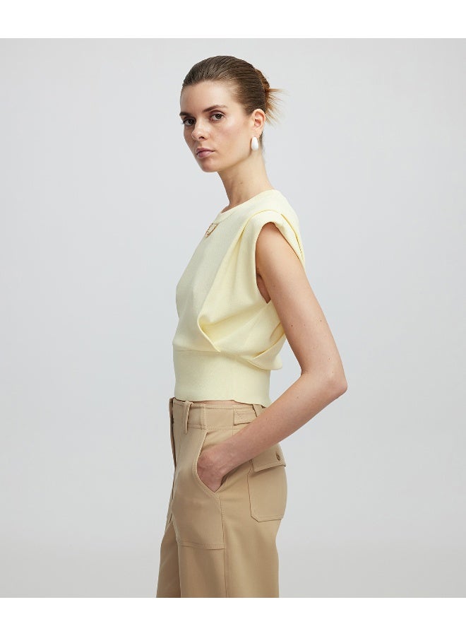 Ipekyol Knit Top With Chain Detail  - Image 4