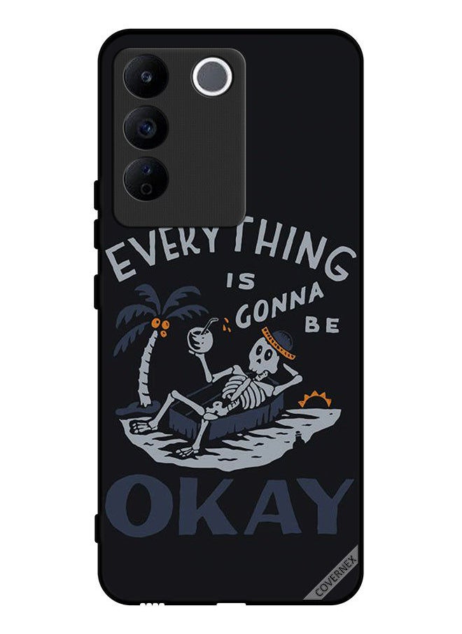 Covernex Protective Case Cover For Vivo V27e Everything Is Gonna Be Ok  - Image 1