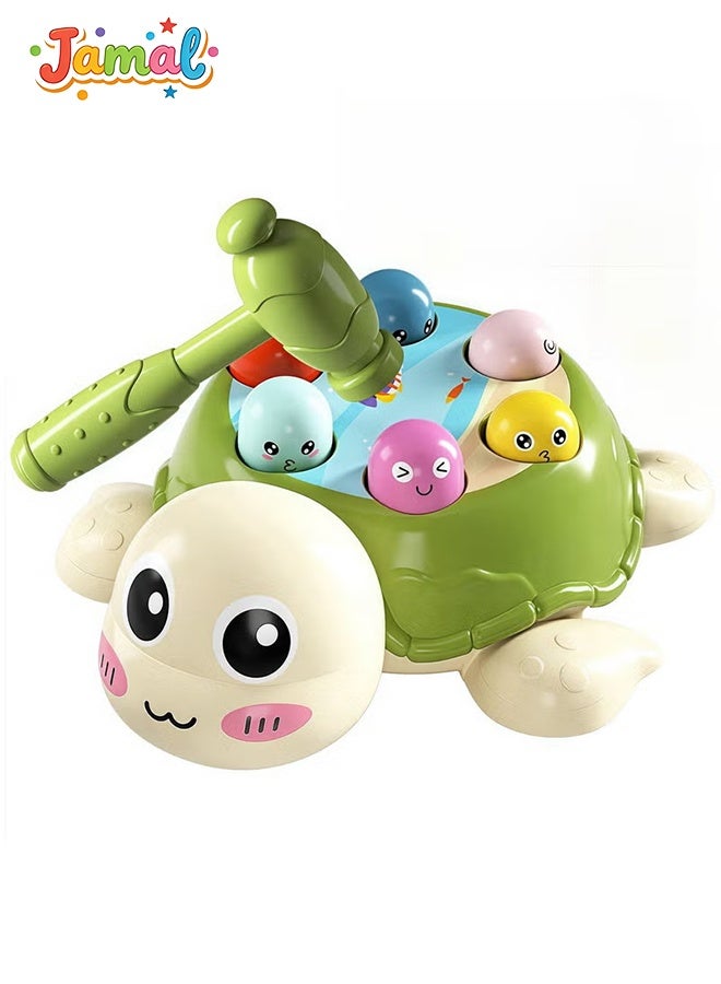 Jamal Whack A Mole Game Baby Interactive Hammer Toys, Pounding Toy for Hand-eye Coordination Cultivation Concentration Toddler Sensory Toys for Boy and Girl Toddler Toys Gift - Image 2