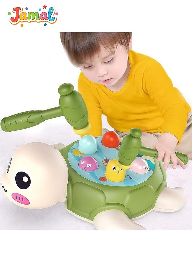 Jamal Whack A Mole Game Baby Interactive Hammer Toys, Pounding Toy for Hand-eye Coordination Cultivation Concentration Toddler Sensory Toys for Boy and Girl Toddler Toys Gift - Image 1