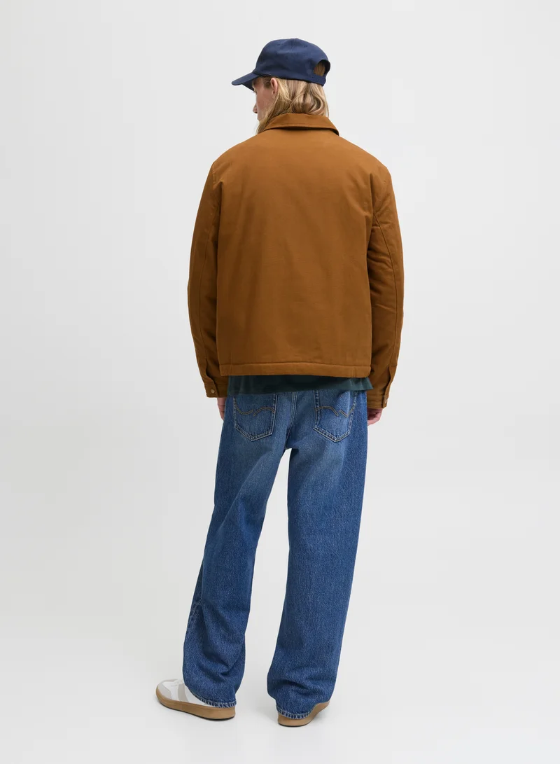 JACK & JONES  Zip Through Worker Jacket for Men | Best Price UAE