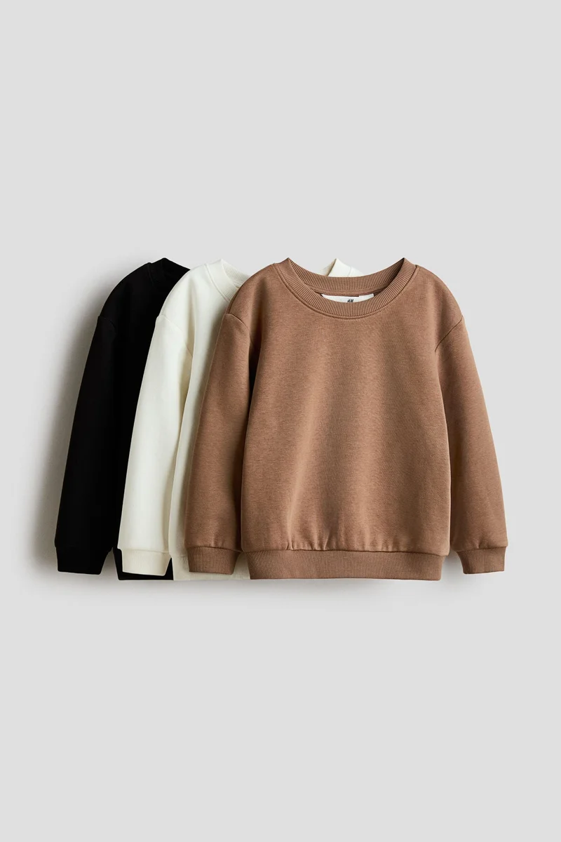 H&M 3-pack sweatshirts