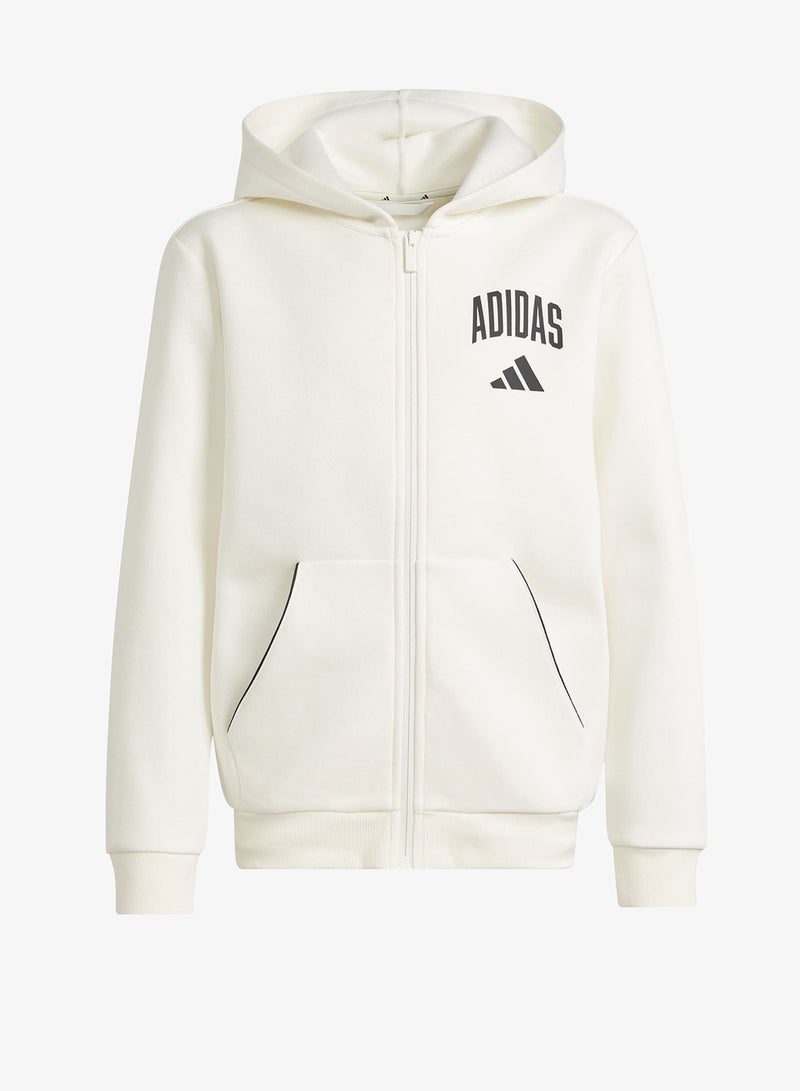Adidas Youth Seasonals Collegiate Typography Hoodie - Image 5
