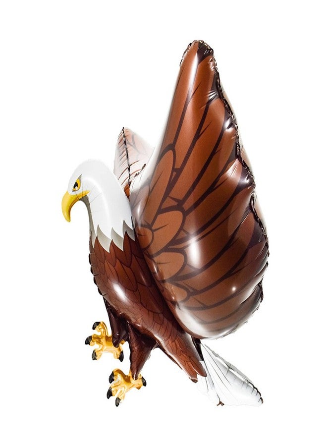 سوتشات بالونات Soochat 3D Eagle Foil Balloons على شكل نسر في الرابع من يوليو لحفلات عيد الاستقلال وحفلات أعياد الميلاد وحفلات استقبال المولود الجديد، قطعتان - Image 3