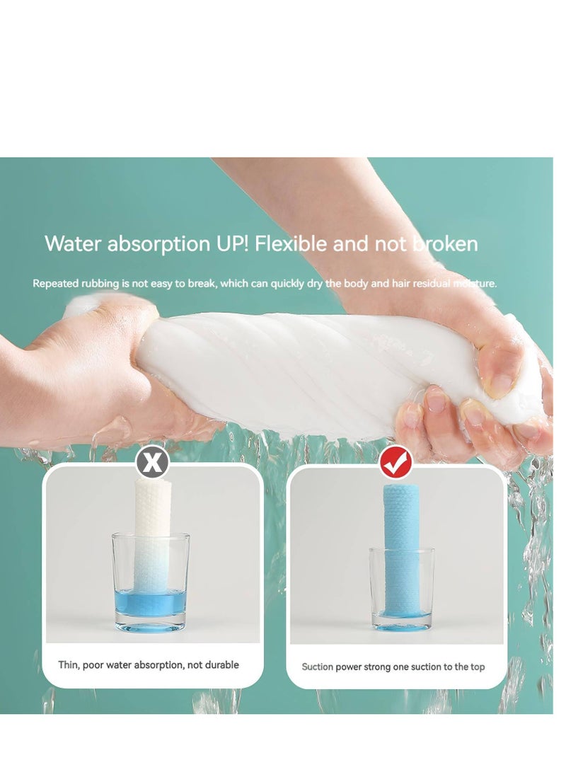 SYOSI منشفة استحمامDisposable 70x140 سم، 10 عبوات تعبئة فردية مجموعة منشفة استحمامDisposable، مناشف غير منسوجة سميكة منشفة استحمامDisposable للفندق، السبا، الشاطئ، الساونا، السفر، الجمنازيوم، التخييم - Image 4