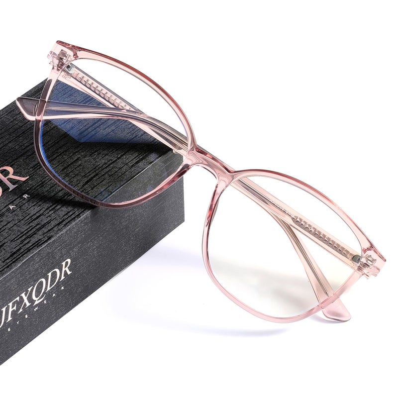 Blue Light Blocking Glasses for Women - TV Phone Computer Gaming Glasses - Anti UV Glare & Screen Fatigue RF6208
