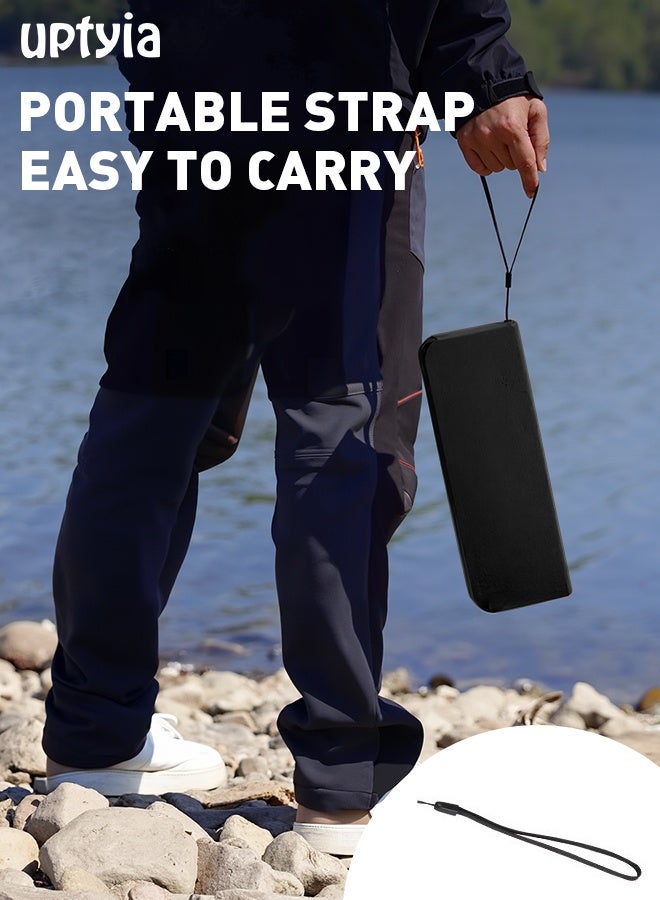 Uptyia Folding Camping Stool, Small Collapsible Stool for Adults, Portable Pocket-Size Stool Chair w Storage Bag, Foldable Seat Ultralight Camping Stool for Travel Hiking Fishing Beach, Hold Up to 300KG - Image 5