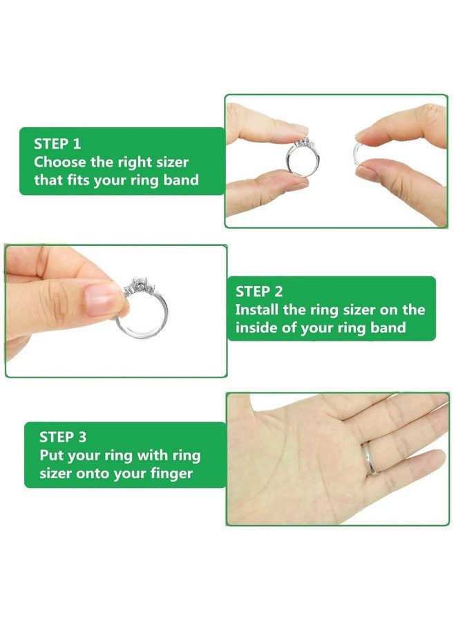 PALAY 8pcs Invisible Ring Size Adjuster,Ring Sizes Reducer Invisible Invisible Ring Size Adjuster for Wide Loose ings, Fit 1-10mm Width Rings(8 sizes) For Unisex Adult - Image 5