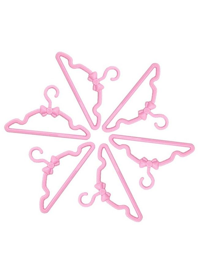 E-TING 60 Pcs Mini Doll Clothes Hangers Plastic Mixed Little Hangers Doll Clothes Accessories For 11.5 Inch Doll - Image 5