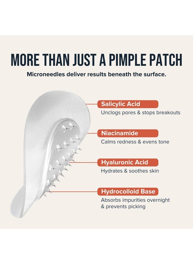 Cardon Prickly Pimple Patches , Spot Acne Treatment for Pimples, Blackheads, Zit Clearing Acne Patches, Salicylic Acid, 1-step Facial Treatment for Blemishes, Razor Bumps, Ingrown Hairs, (9 CT) - Image 2