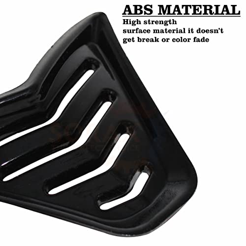 Sorax Front Nose Air Intake Cover Filter Nose Grill Protect from Dust for Yamaha R15 V3 (Black) - Image 3