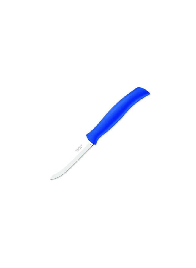 TRAMONTINA Athus Vegetable Knife – Stainless Steel Blade with Blue Handle – Precision Cutting, Ergonomic Grip – Easy to Clean & Durable