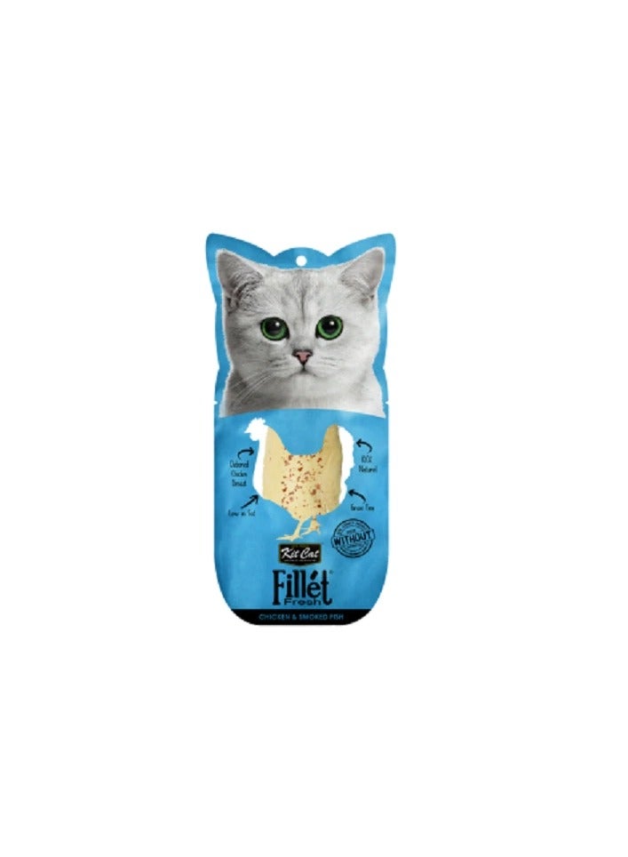 Kit Cat FilletFresh Chicken & Smoked Fish Cat Treats - Image 3