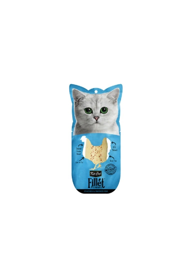 Kit Cat FilletFresh Chicken & Smoked Fish Cat Treats - Image 2