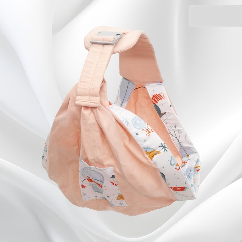 Moppets Ergonomic Baby Sling Carrier Wrap Cotton-Rich, Breastfeeding and Stroller Cover Adjustable for Newborn Baby up to 15kg - Special Carrier/Sling for PREMIE Babies (Grey) - Image 1