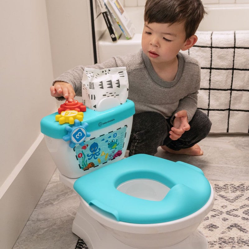 Baby Einstein - Geared for Success 2-in-1 Potty Training System with Real Flushing Sounds, Ages 18–60 Months - Image 2