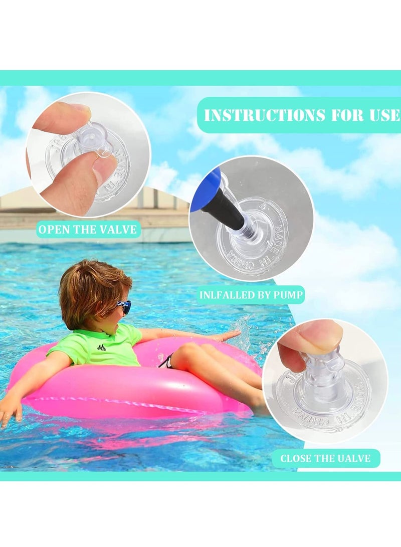 SOLARAE Swim Rings Pool Inflatables for Kids, Inflatable Pool Floats for Kids, 3pcs Kids Rubber Ring for Swimming, for Kids Swimming Pool Summer Beach Water Party (Random Color) - Image 4