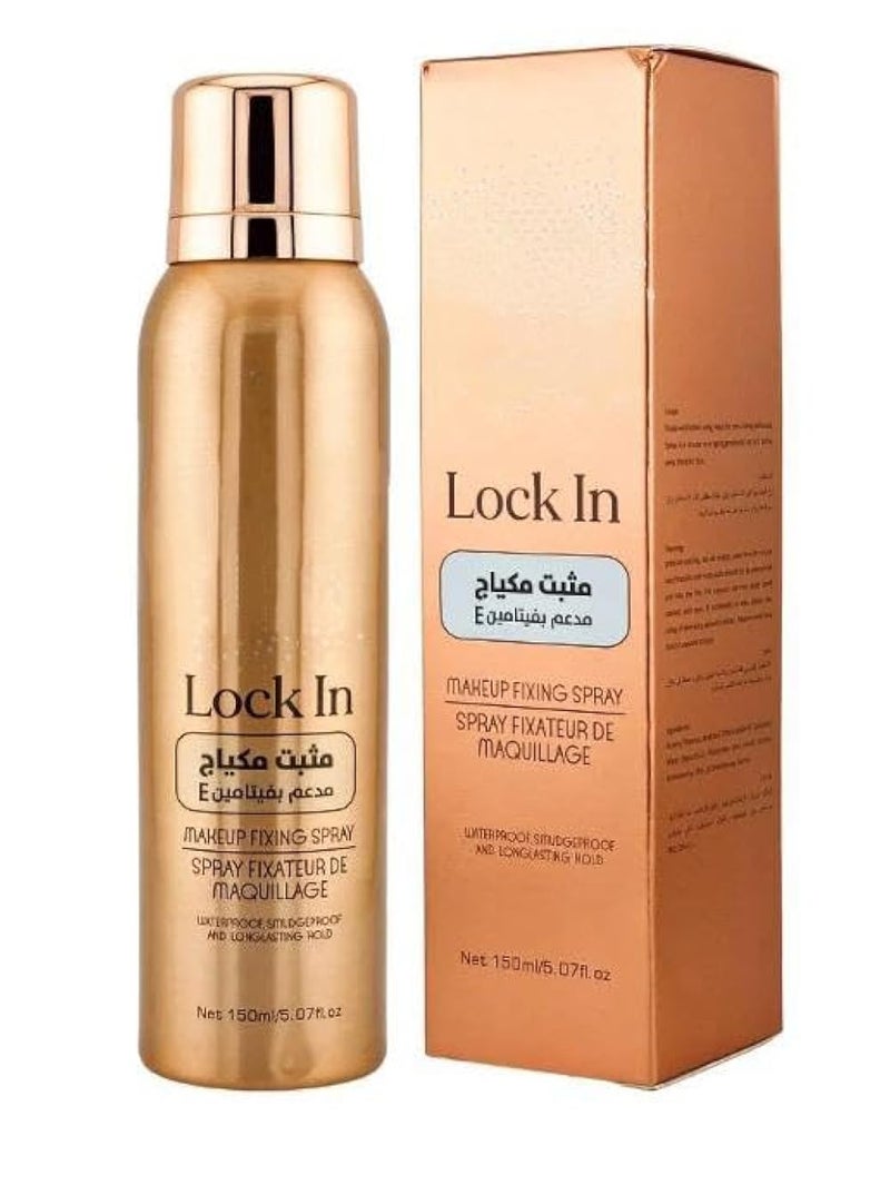 LOCK IN MAKEUP FIXING SPRAY -Super Fix Misting, Makeup Fixing Spray, Matte Finish, Long Lasting Hold, Contains Vitamin E, 150 ML - Image 3