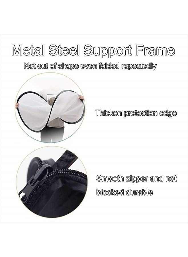 Konseen 35"x47" Light Reflector for Photography 5-in-1 Photo Collapsible Photography Reflector Large Oval Portable Collapsible Lighting Reflectors Photography Panel for Studio Video - Image 5