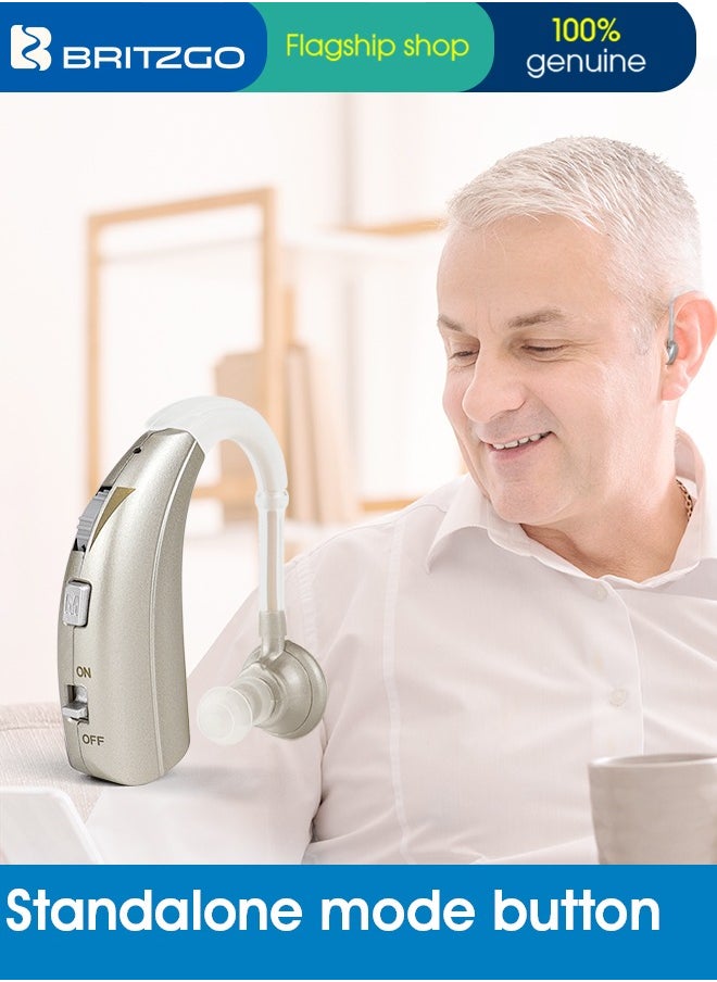 Intelligent noise reduction 1301 hearing aid anti-slip and anti-fall design Lightweight and portable hearing aid for the elderly 