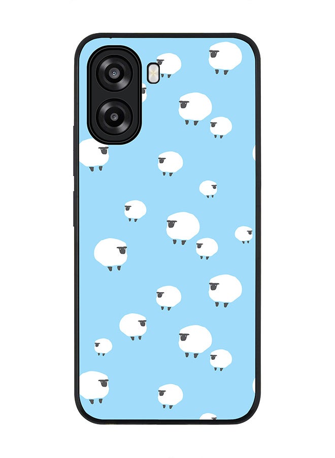 Stylizedd For Oppo A6x 5G / A6x 4G Case,Slim fit Camera Protection, Shockproof Thin Phone cover  - Counting Sheep - Image 1