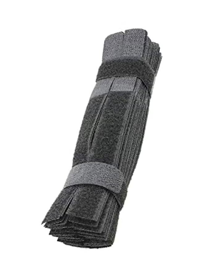 SAPU 50-Pieces Nylon Reusable Cable Tie Black 18centimeter - Image 1