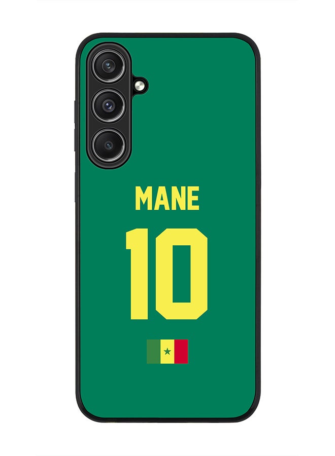 Stylizedd Rugged Black Edge case for Samsung Galaxy S23 FE, Custom Slim fit Thin Phone Case Cover - Football Team - Senegal, Player Name - Mane - Image 1