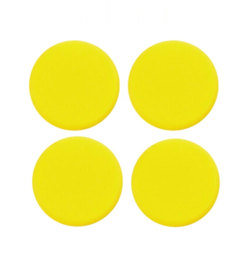 Kangaroo® Super Soft Applicator Foam Sponge – Round Multipurpose Cleaning Sponge for Car, Bike, Kitchen, Bathroom, Walls, Windows & More (Pack of 4) – Scratch-Free & Reusable