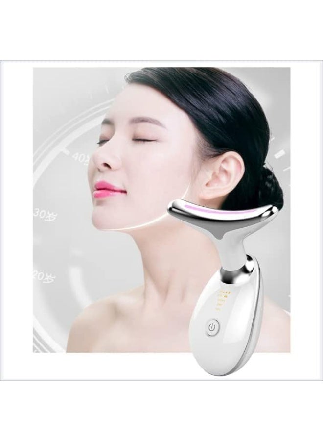 Face and neck lifting device, ultrasonic massager, wrinkle remover, skin rejuvenation, anti-aging, rechargeable, 3 modes, multi-color - Image 1