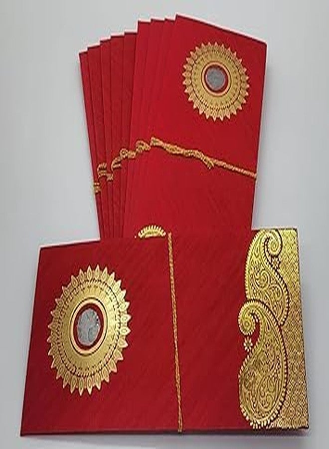 SEJASCOLLECTIONS Wedding Gift Envelopes pack of 40 pcs (4 packs) Coin Money Cash Gift Cover Shagun Birthday Diwali Lifafa Assorted Multicolour Premium Envelopes. - Image 4