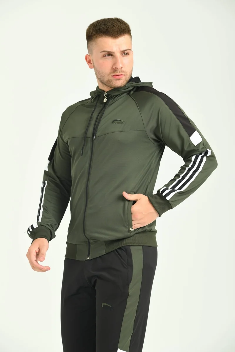 Cramp Spor t Stripe Diving Fabric Men's Set on the Arm